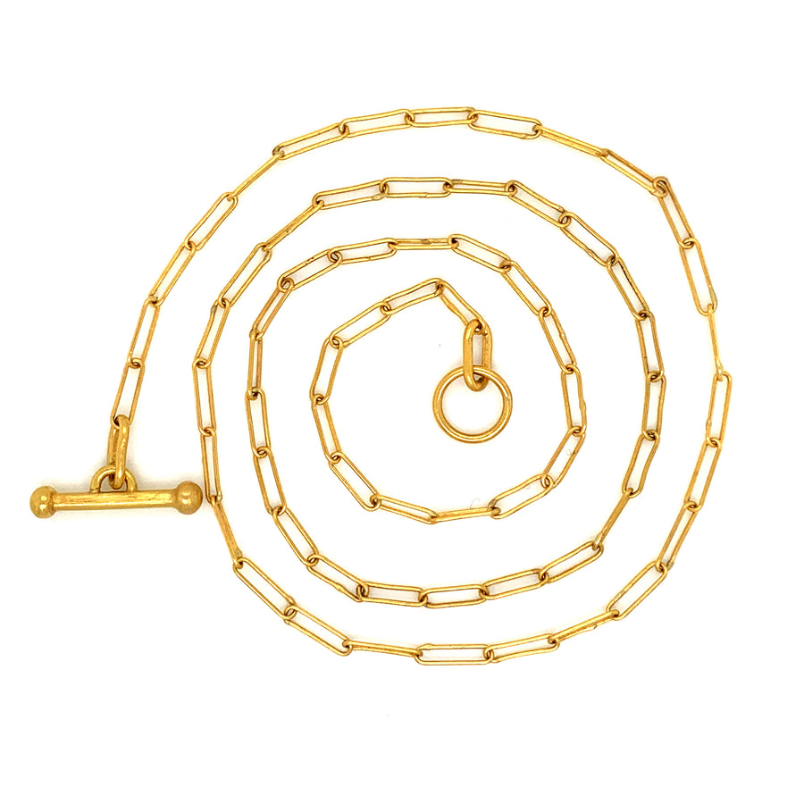 Bella 22kt Gold Necklace - Ella Arey 