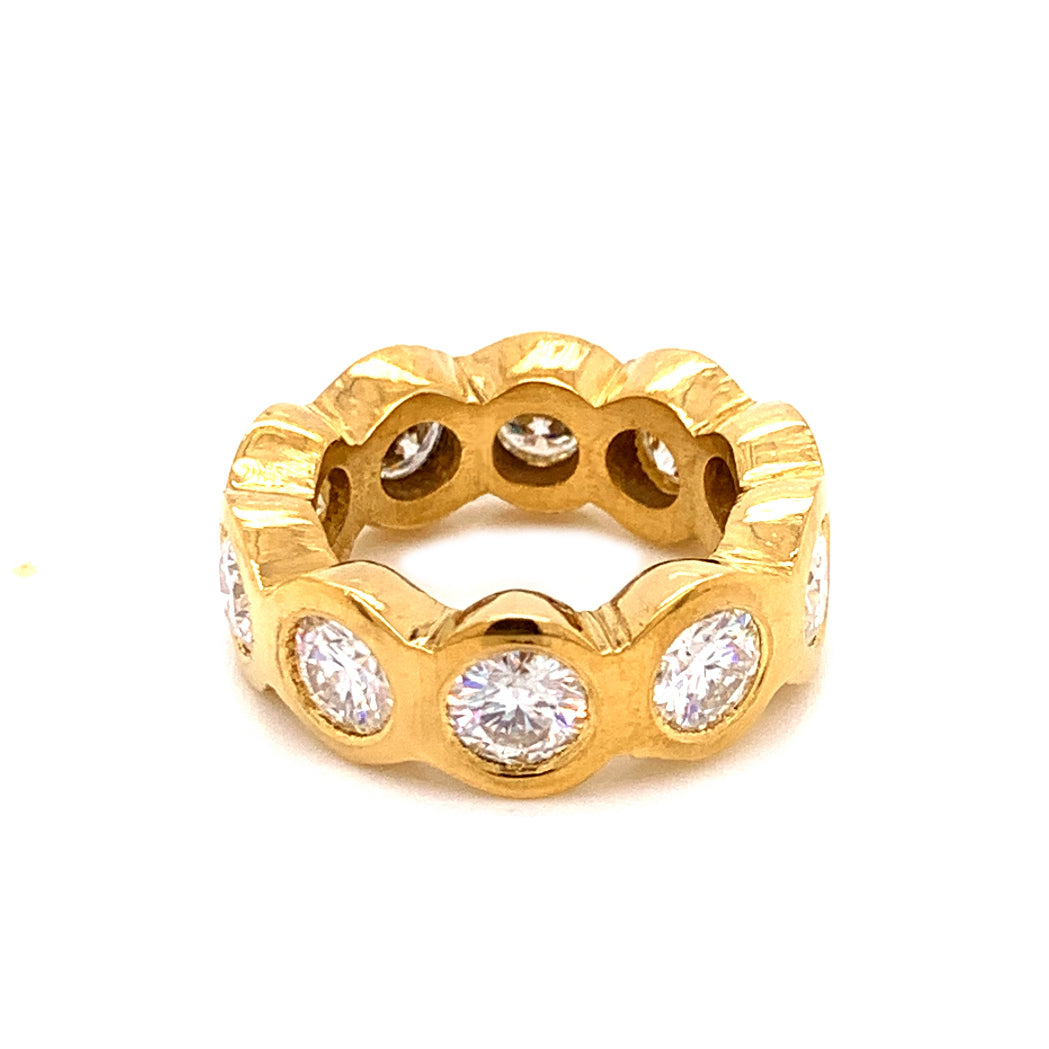 22kt Gold and Diamond Eternity Ring