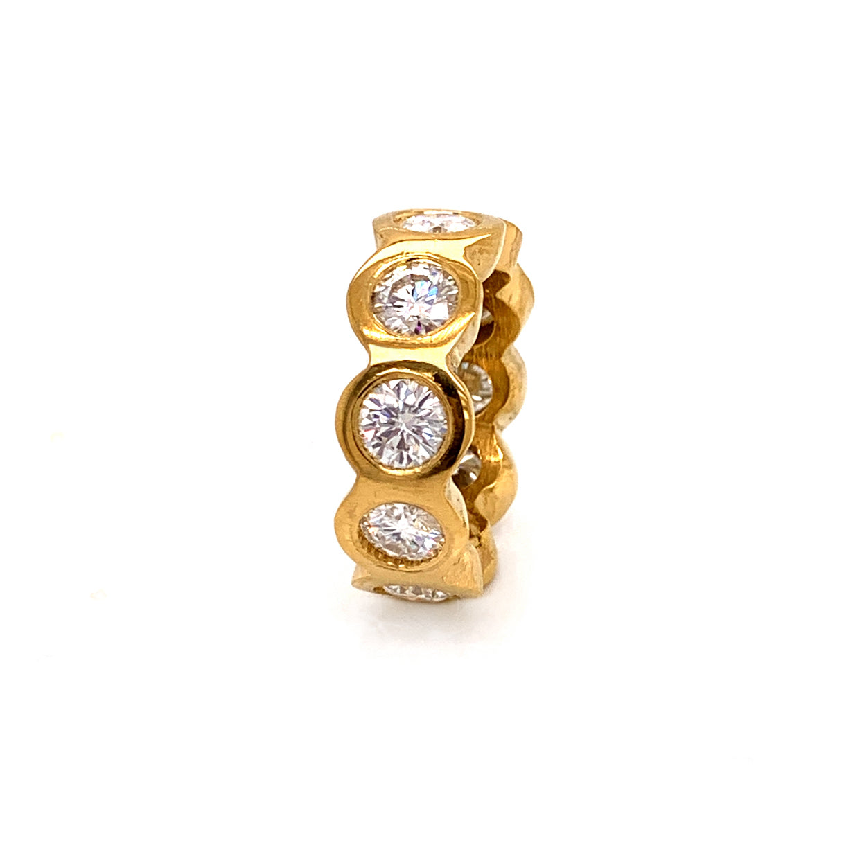 22kt Gold and Diamond Eternity Ring - Ella Arey