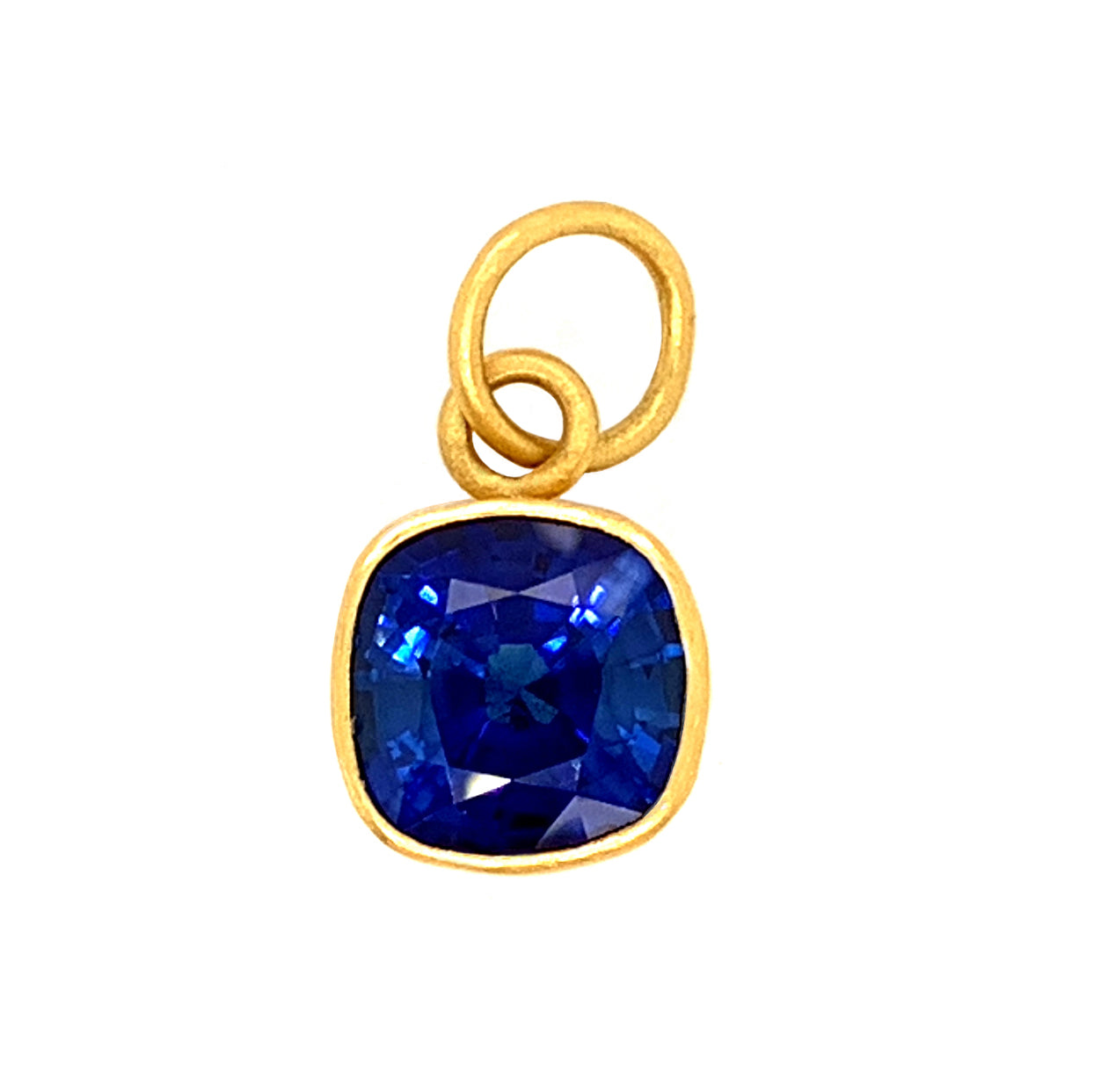22kt Gold and Sapphire Pendant - Ella Arey
